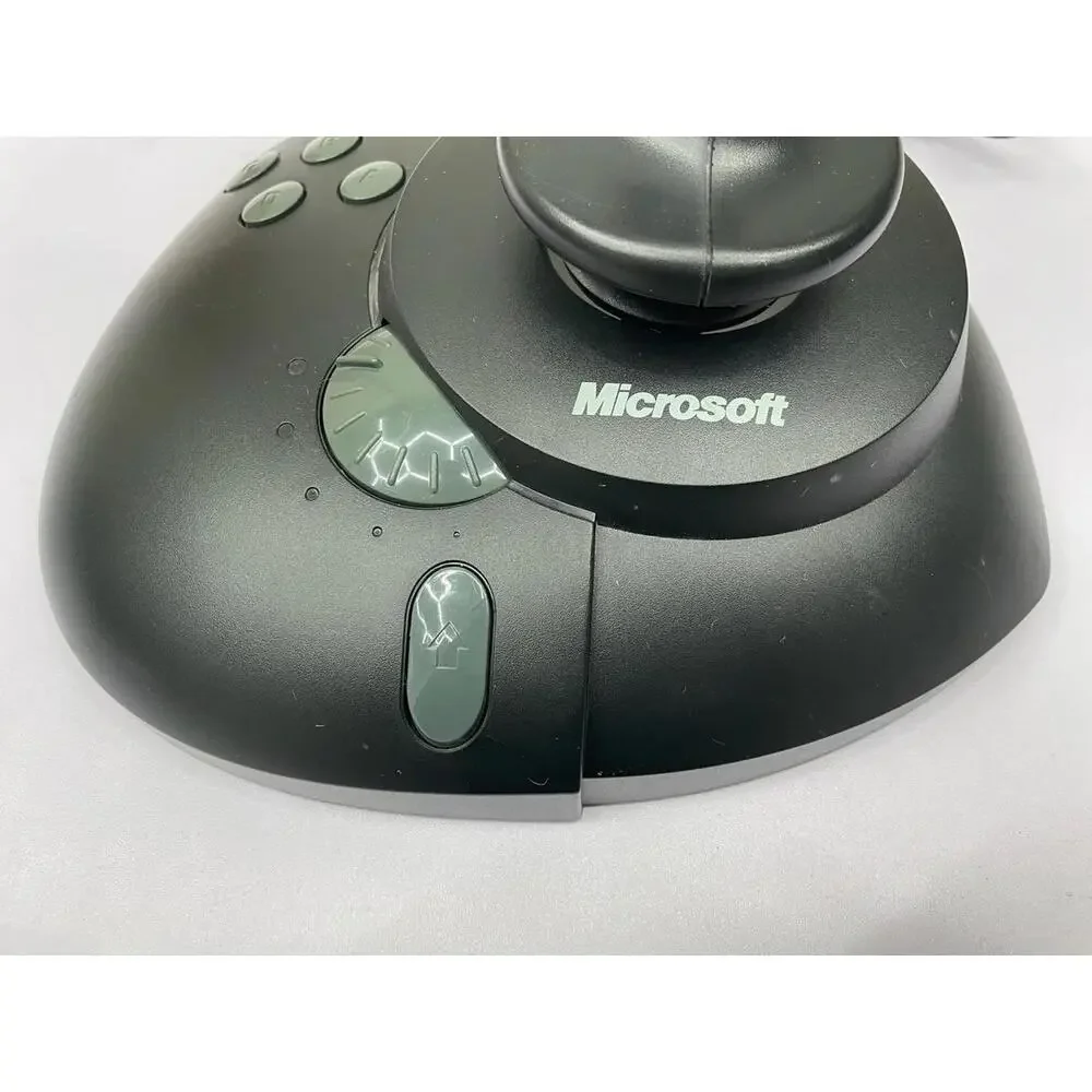 Microsoft Sidewinder 3D Pro Plus PC Flight Stick Joystick Controller